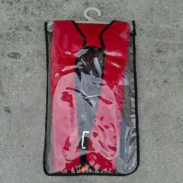 Inflatable life jacket, vest type