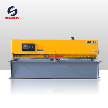 Machine de cisaillement de plaque en acier hydraulique CNC QC12Y 6X2500