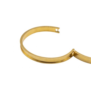 IYWU ACEON Stainless Steel DIY Leather Bezel Standser Insert Bangle