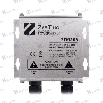 Ac / Dc Güç Adaptörü 12V, Yağmur Geçirmez Fonksiyonlu Fiber Optik Adaptör IP65