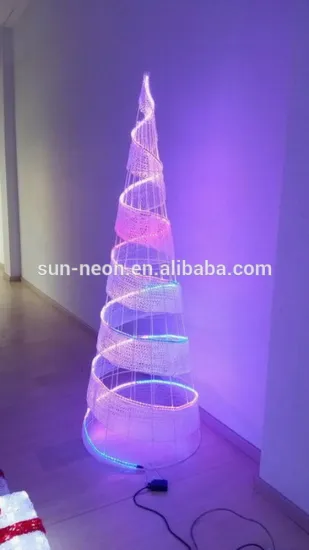 2016 new design color changing christmas house decoration led christmas tree light