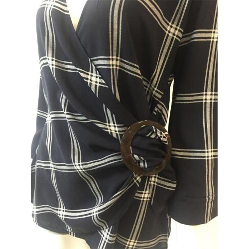 Viscose Printed Check Shirt