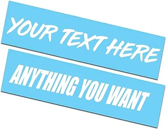Design Your Own Bumper Sticker