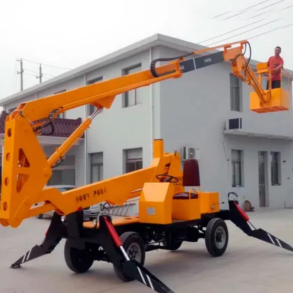 CE Approved Electric Power Hydraulic Drivable Boom Lift