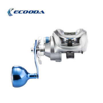ECOODA FENIX 100 Baitcasting Reel with 6KG Drag Power for Light Jigging and Boat Fishing