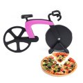 Herramientas de cocina de acero inoxidable bicicleta pizza cortador