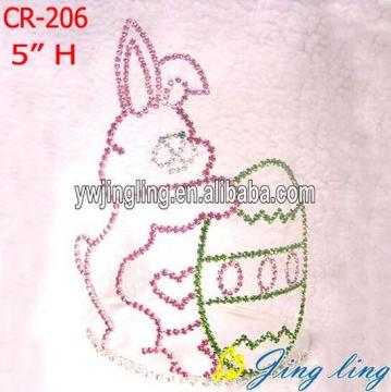 5" bán buôn thỏ hồng với Lễ phục sinh Egg Crowns