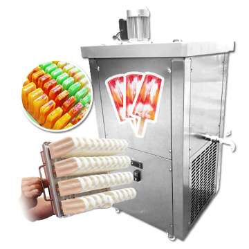coller la machine à popsicle commerciale de la crème glacée à la crème glacée