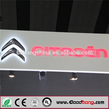 acrylic vacuum formed car brand logo sign for car company, car brand logo
