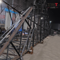 Torre de energia de aço com ângulo elevado para longevidade