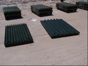 Jaw Plates Steel Spare Crusher Wear Parts With HRc50 For Ja