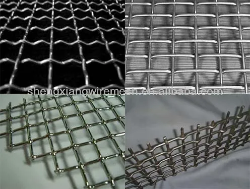 Stainless steel Crimped wire mesh for mining