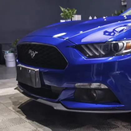 Glossy Metal Paint Blueburry Car Wrap