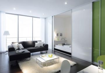 sound proof living room kitchen partition