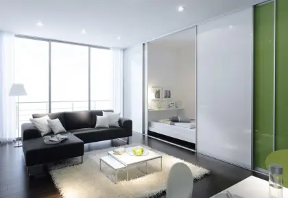 sound proof living room kitchen partition