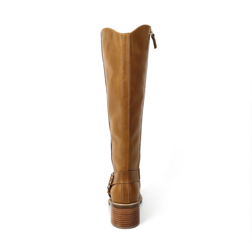 Elegant Square-Toe Knee-High Boots