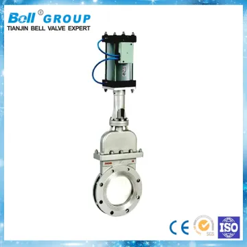 slurry carbon steel pneumatic knife gate valve