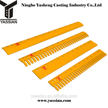 new design grader spare parts curved grader blade high quality serrated grader cutting edge for sale