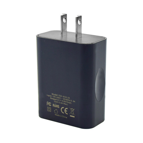 Adaptateur de chargeur rapide USB 24W 4.8A pour téléphone