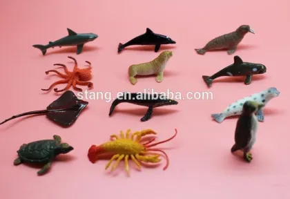 Mini Fish plastic Ocean Animal Small figure Toy Fish