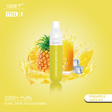 Νέο Iget Max 2300 Puffs Vaneable Vape