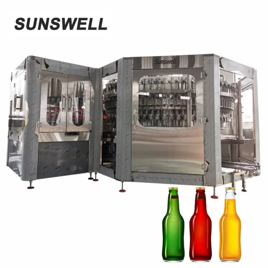 5000BPH Glass Bottle Filling MachineFiller Capper triblock