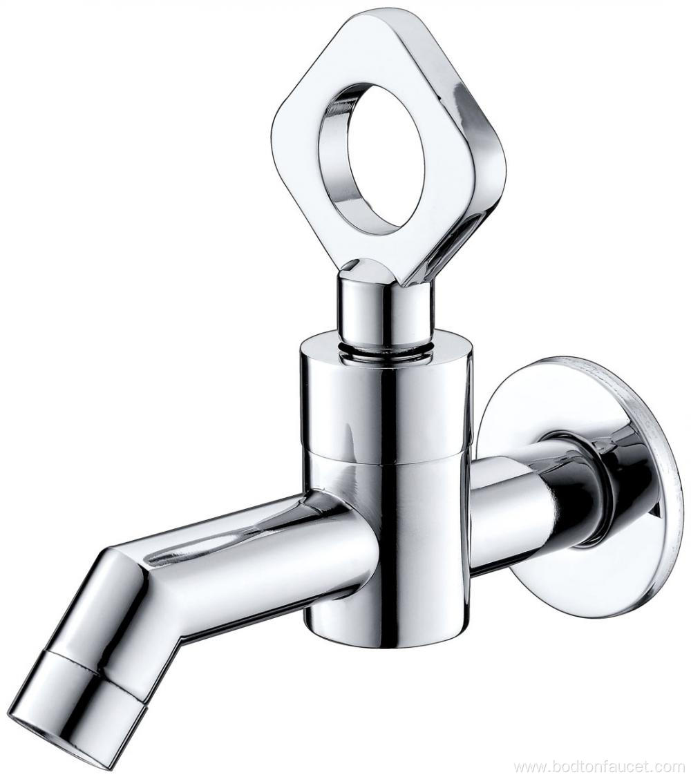 Chrome Plated Wall Mounted Washing Machine Faucet