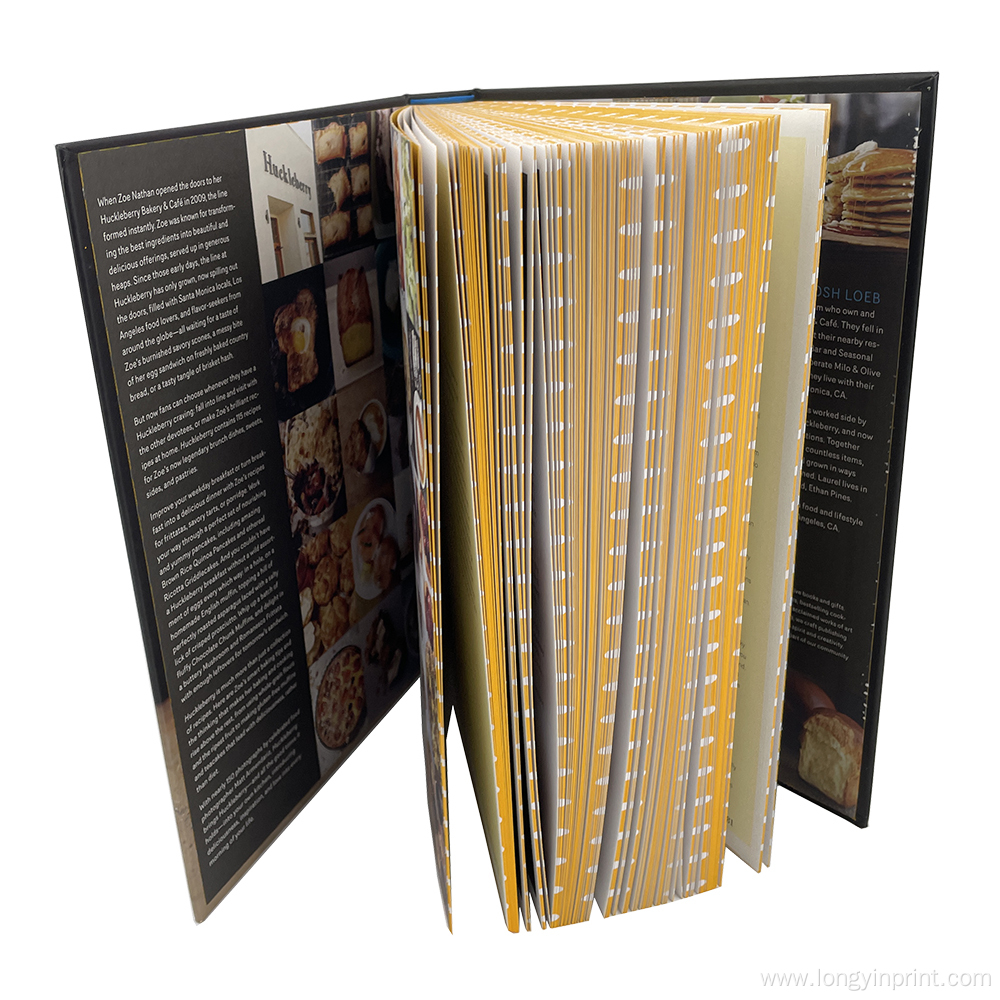 wholesale customized hardcover vegan boundless cookbook