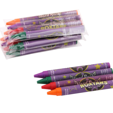 6,6 cm per bambini mini 4 pacchetti set di pastello non tossico personalizzato