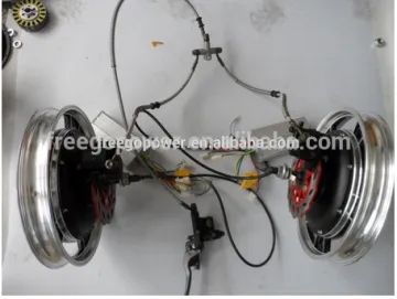 48V 1000W single shaft electric wheel hub motor