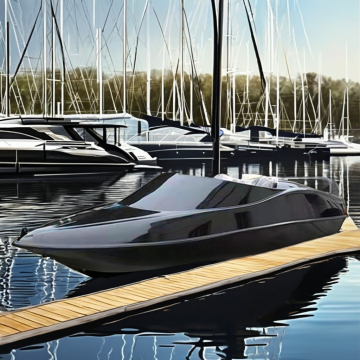 Luxury Fiberglass Yacht with Inboard Engine - 1400cc Outboard Motor Speed Boat