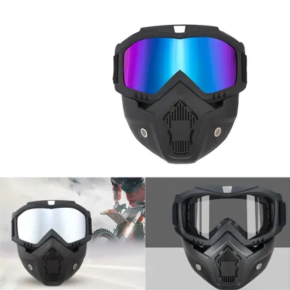 Tactical Cycling Goggles: UV Proof, Windproof, and Anti-Fog Protective Glasses Mask