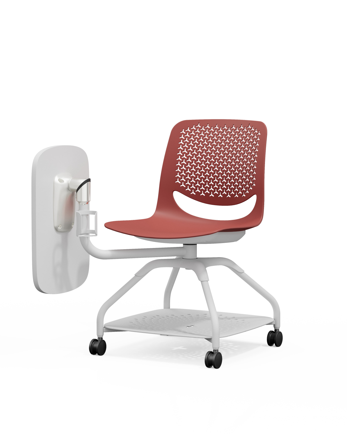 Presidente de entrenamiento ergonómico con tablero de escritura desmontable