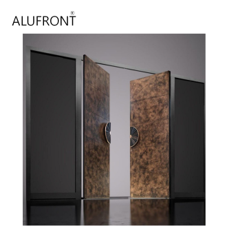 High-Grade Waterproof Energy-Saving Aluminum-Wood Swing Doors by Newzland Standard