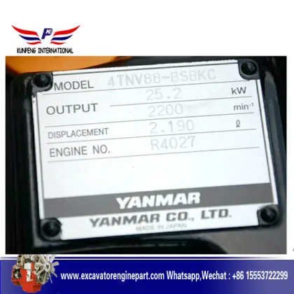 4TNV88 Yanmar Diesle Engine for Sunward Excavator