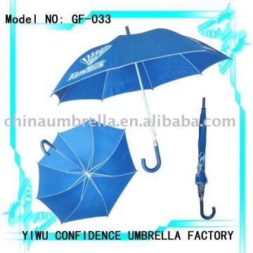 68.5CM aluminum shaft fiber glass ribs golf umbrella
