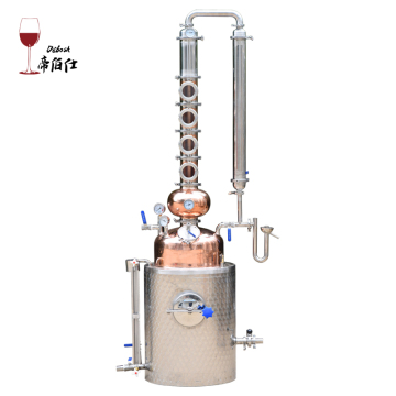 Electric Heating Whiskey Rum Brandy Distillery Equipment - 50L Steam Distillation Tower