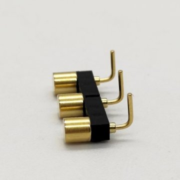 3-Position rechtwinklige Nebeneingangs-Federbelastung Pogo Pin Header