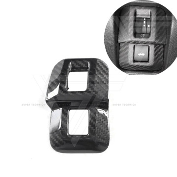 Coperchio interruttore del bagagliaio posteriore in fibra di carbonio secco per Toyota GR86 2021-2022