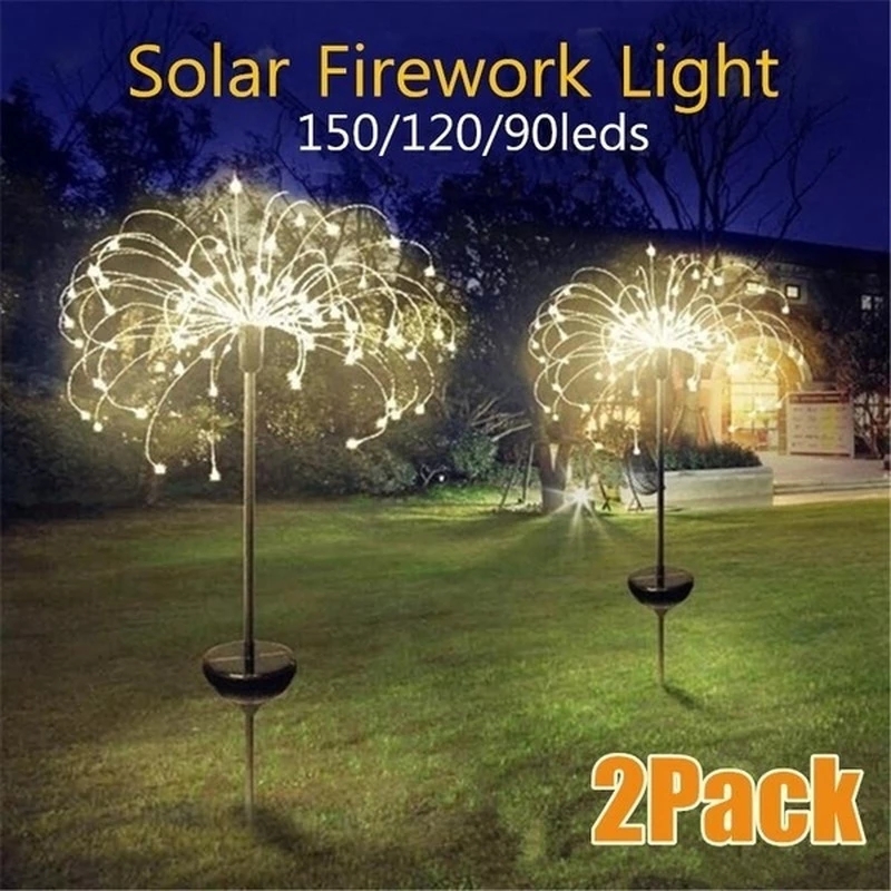 Solar Grass Globe Dandelion Lamp