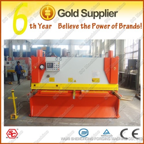 6mm Sc Brand Sheet Metal and Plate CNC Hydraulic Guillotine Shear/ Hydraulic Guillotine Shearing Machine (QC11Y)