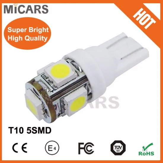 5050 SMD 12 months warranty new car led bulb t10 led
