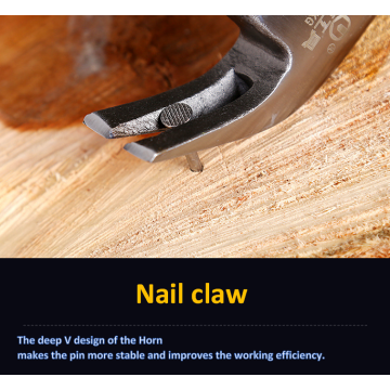 Plastik Ngalahake Claw Hammer 0.25kg 0.5KG 0.75kg