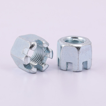 Hex Slotted Castle Crown Nut