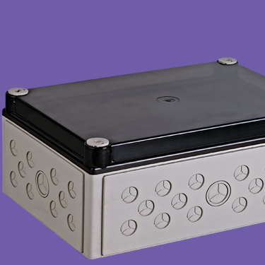Hộp nhựa hộp điện tử chống thấm hộp nối hộp nhựa điện tử PWE522 với kích thước 360 * 250 * 155mm