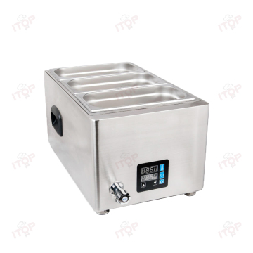 Industrial Slow Cooker 13L with Valve - Stainless Steel Kitchen Equipment Supply