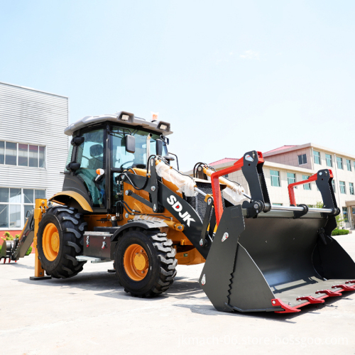 SDJK Mini Backhoe Tractor with Front End Loader for Sale