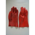 PVC Gloves with Toweling Shell