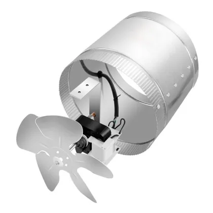 Inline Duct Airflow Booster Fan for Exhaust and Ventilation