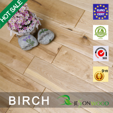 Solid Oak / Birch handscraped antique hardwood flooring hot sale